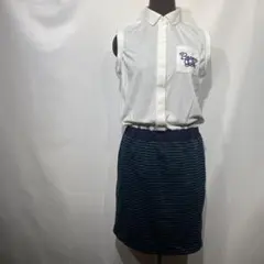 新品 BEAMS GOLF ドッキングワンピース ゴルフウェア カノコ ロゴ Lのサムネイル