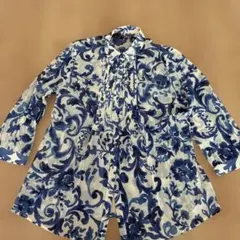 20813円→8888円☺︎MAX STUDIO 花柄ブラウス 半袖 M - メルカリ