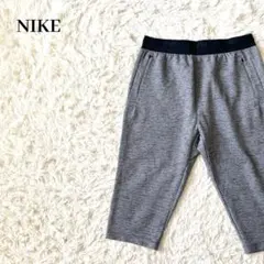 【美品】ナイキ ドライフィット スウェット ハーフパンツ グレー ルームウェア