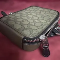 COACH ショルダーバッグ オリーブグリーン