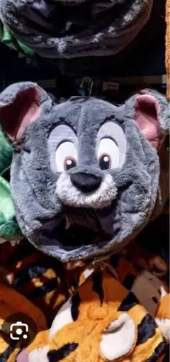 【美品】【TDR限定】ディズニー わんわん物語トランプファンキャップ