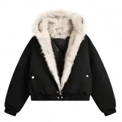 ファー付きジャケット