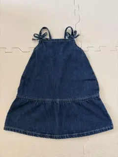 ZARA リボン付きデニムワンピース　92㎝