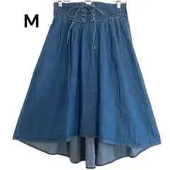 フィッシュテール　ロング　フレアスカート　ハイウエスト　オールシーズン　663