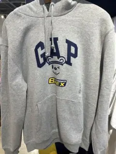 宇都宮ブレックスGAPコラボパーカー ブレッキー ステッカー付