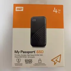 新品未使用 ウエスタンデジタル 外付 ポータブル SSD 4TB グレー