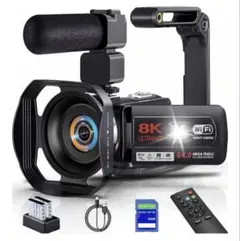 ビデオカメラ 8K 6400万画素32GB SDカード付き 3.0インチ - メルカリ