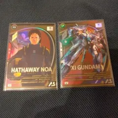 Uレア美品セット●Ξガンダム＆ハサウェイ・ノア●ガンダムアーセナルベースFQ06