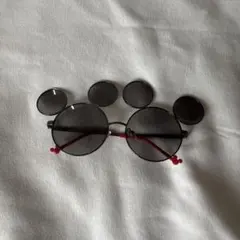 ミッキー型サングラス ダークグレー
