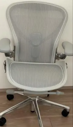 【正規品】【美品】アーロンチェア リマスタード Bサイズ ミネラル フルスペック