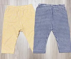 UNIQLO ギンガムチェック レギンス　100cm 2枚セット