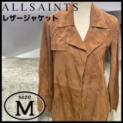 【ALLSAINTS】 スエードレザー　ロングジャケット #Mのサムネイル