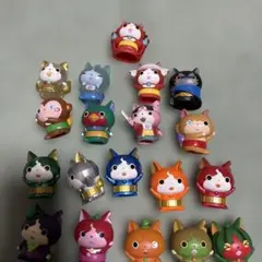 妖怪ウォッチ 色々ジバニャンソフビフィギュアセット 19体