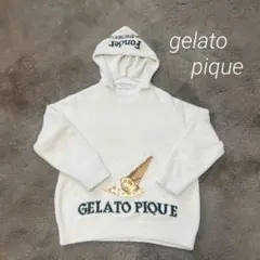 ジェラートピケ ベビモコジェラートジャガードフーディ パーカー 8LOOM
