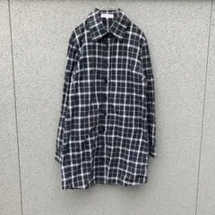 2395【COLZA】L♡チェック柄長袖シャツ カジュアル 袖2way