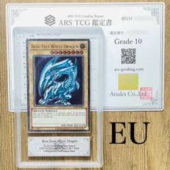 ARS鑑定10＋ 世界に8枚 青眼の白龍 ウルトラレア 鑑定書付 ARS10+ ARS鑑定10の状態は？実際の鑑定品を見てみよう ＃5 青眼の白龍