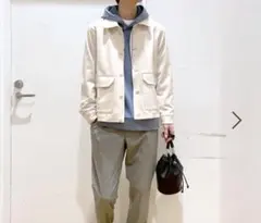 「美品」GLOBAL WORK ブルゾン M 白