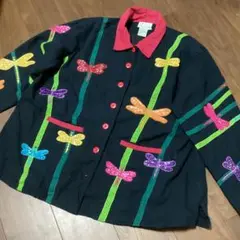 the Quacker Factory スパンコールトンボ　可愛いジャケット