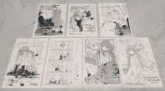 【きみが死ぬまで恋をしたい】 イラストペーパー7枚セット