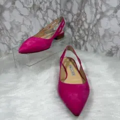 PELLICO スエード バックストラップ パンプス ピンクのサムネイル