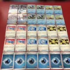 メガゲッコウガex進化ラインふしぎなアメ　大漁ネット　メガシグナル　水エネルギー