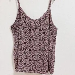 FOREVER 21 フラワー プリント キャミソール インナー レトロ【L】