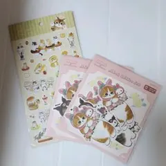 モフサンド　フラットシール(大) ・ ダイカットミニレターセット