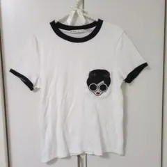 alice + olivia 半袖 Tシャツ ホワイト ブラック Sサイズのサムネイル