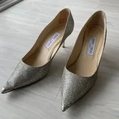 JIMMY CHOO シルバー ハイヒール