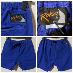 rokx メンズS クライミングショーツ　ハーフパンツ　製品染め　後染め　青のサムネイル