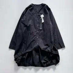 タグ付き✨ミズイロインド　バンドカラー　シャツ ゆったり