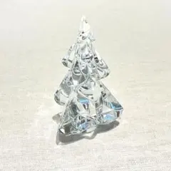 バカラ クリスマスツリー 置物