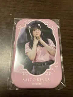 齋藤樹愛羅 DMMスクラッチ E賞 スクエア缶バッジ