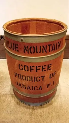 ブルーマウンテンコーヒー樽　蓋なし状態◎