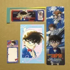 ベツコミ　5月号　正義のビジュアルカード　クリアしおり　コナン　セット