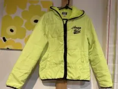 ✳️ANAP Girl ジャンバー 蛍光イエロー 中綿コート‼️ ✳️M◼️