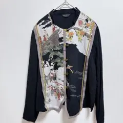 SHOZAN ブラウス　ジャケット　カットソー　和柄 浮世絵風のサムネイル