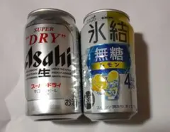 アサヒスーパードライ350ml & キリン氷結 無糖 レモン350mlセットのサムネイル
