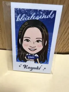 埼玉西武ライオンズ　bluelegends koyuki ステッカーのサムネイル