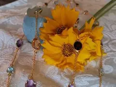 天然貴石 新品 パワーストーン 19石 ロングネックレス 80cm