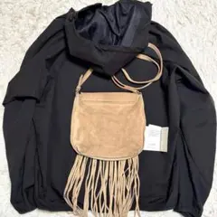miumiu archive fringe shoulder bag suede