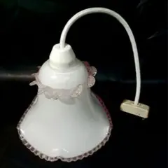 MURANO ムラノ ピンク フリル 乳白 ペンダントライト ランプシェード MURANO ムラノ ピンク フリル 乳白 ペンダントライト ランプシェード