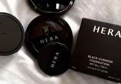新品未開封 HERA ブラッククッションファンデーション(リフィル2つ