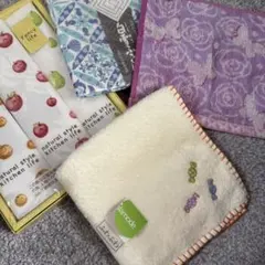 フキン4枚　タオルハンカチ2枚　セット　まとめ売り　新品・未使用