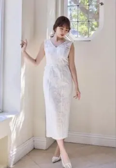 herlipto Waltz Floral Lace Belted Dress - メルカリ