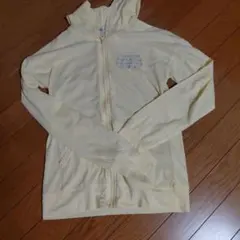 Material B キッズ ジップアップパーカー 160cm イエロー