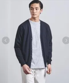 UNITED ARROWS ネイビーカーディガン Lサイズ　cozy アローズ