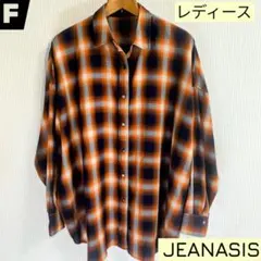 JEANASIS ジーナシス チェック柄 長袖シャツ レディース F 幅広のサムネイル