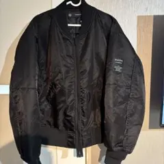 GU×UNDERCOVER ブラック MA-1ジャケット