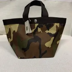 Herve Chapelier 707w 舟型トートバッグ カモフラー